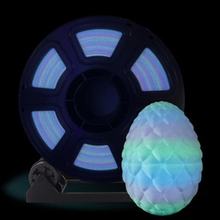Bright Glow Rainbow PLA filament