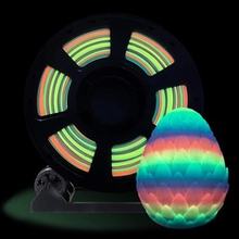 Multicolour Glow PLA filament