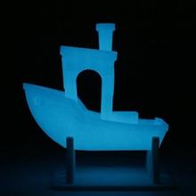 Glow Blue PLA filament