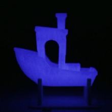 Glow Purple PLA filament