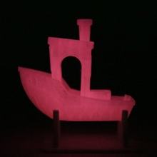 Glow Orange-Red PLA filament