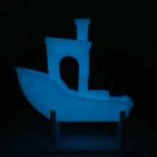 Glow Jelly Blue PLA filament