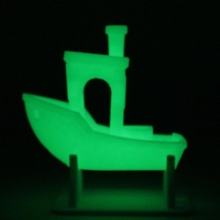 Glow Jelly Green PLA filament