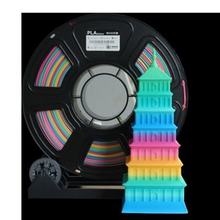Matte Rainbow Candy PLA filament