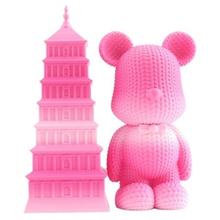 Matte Pink-White Gradient PLA filament
